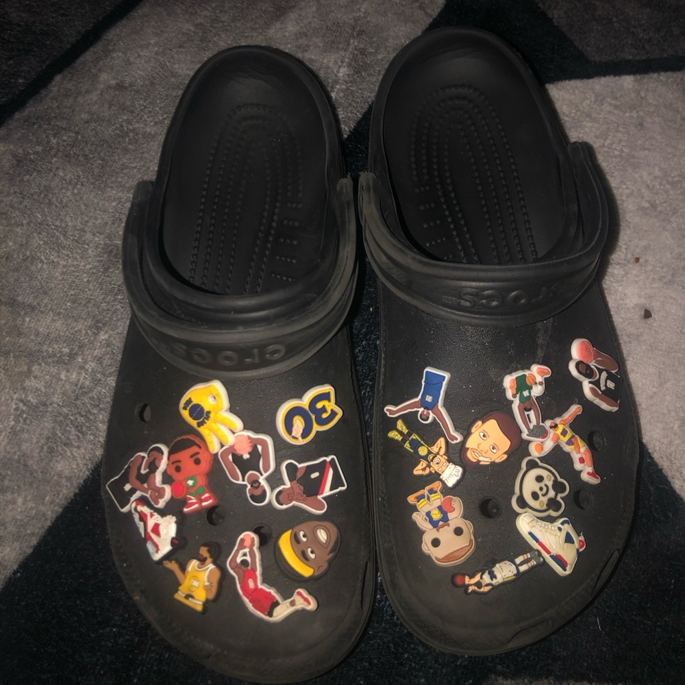 Men’s Black crocs Size 10